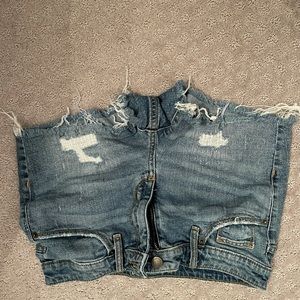 jean shorts never worn